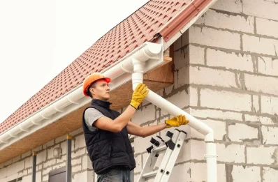 Pose et remplacement de gouttières à Maisons